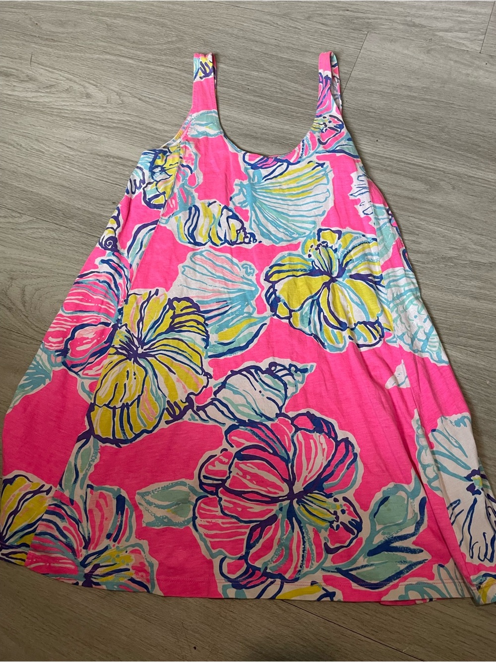 Lilly Pulitzer Bright Pink Floral Mini Dress